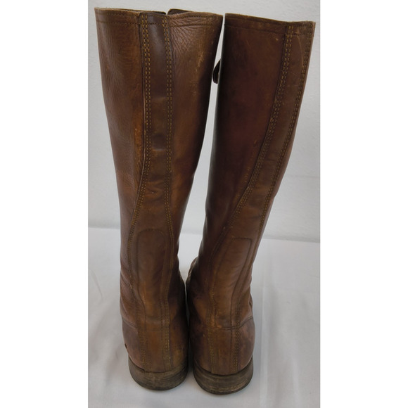 Vintage Thorogood Cavalry Riding Boots Men\'s 12 Brown 1920\'s Knee High #W5094 main image 5